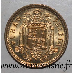 SPAIN - KM 796 - 1 PESETA 1966 - 72 In the star