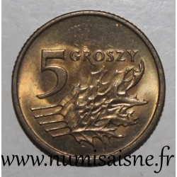 POLAND - Y 278 - 5 GROSZY 2000