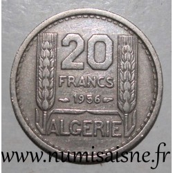 ALGERIE - KM 91 - 20 FRANCS 1956