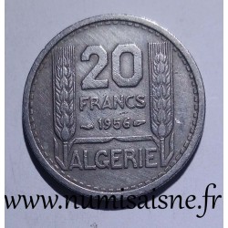 ALGERIA - KM 91 - 20 FRANCS 1956