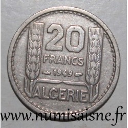 ALGERIE - KM 91 - 20 FRANCS 1949