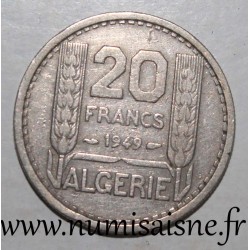 ALGERIEN - KM 91 - 20 FRANCS 1949