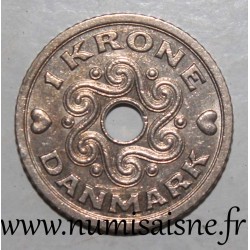 DANEMARK - KM 873 - 1 KRONE 1992