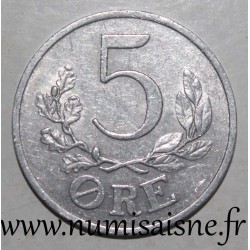 DENMARK - KM 834 - 5 ORE 1941 - CHRISTIAN X