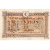 65 - TARBES - 1 FRANC - 07/02/1915 - CHAMBRE DE COMMERCE