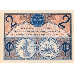 75 - PARIS - 2 FRANCS - 10/03/1920 - HANDELSKAMMER