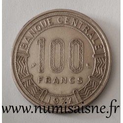 KONGO - KM 1 - 100 FRANCS 1972 - Riesen Elenantilope