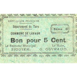 KOMITAT 81 - LAVAUR - 5 CENT - 1919