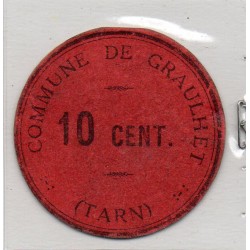 81 - GRAULHET - 10 CENTS - NO DATE