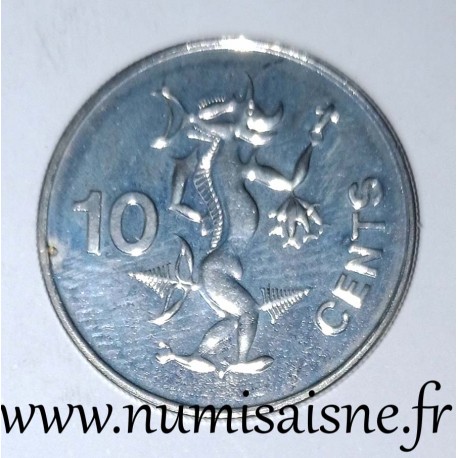 SOLOMON ISLANDS - KM 27a - 10 CENTS 1990 - The spirit of the sea Adaro