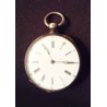 MEN'S POCKET WATCH IN SILVER WITH KEY WINDER