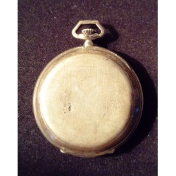 MEN'S POCKET WATCH IN SILVER WITH KEY WINDER BRAND 'BENDA'