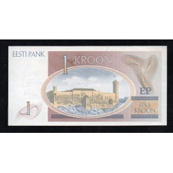 ESTONIA - PICK 69 a - 1 KROON - 1992