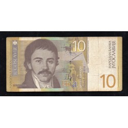 YUGOSLAVIA - PICK 153 b - 10 DINARA - 2000