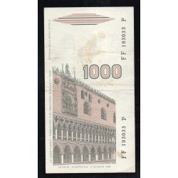 ITALIEN - PICK 109 b - 1 000 LIRE - 06/01/1982