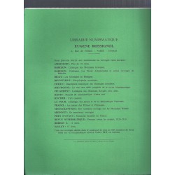 Médailles et Monnaies d'Alsace - von C. Van Peteghem - Originalausgabe, unbeschnittene Seiten - 1885