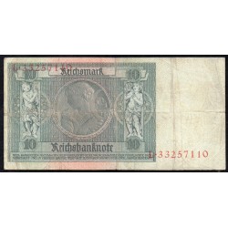 DEUTSCHLAND - PICK 180 a - 10 REICHMARK - 22/01/1929