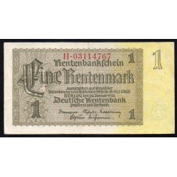 ALLEMAGNE - PICK 173 b - 1 RENTENMARK - 30/01/1937