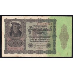 GERMANY - PICK 80 - 50 000 MARK - 19/11/1922