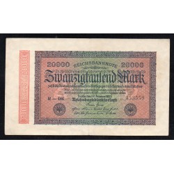 GERMANY - PICK 85 a - 20 000 MARK 1923 - 20.02