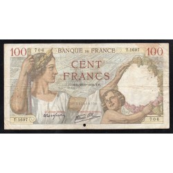 FRANCE - PICK 94  - 100 FRANCS SULLY - 28/09/1939