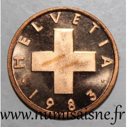 SCHWEIZ - KM 46 - 1 CENTIME 1983