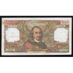 FRANCE - PICK 149 - 100 FRANCS CORNEILLE - 04/05/1972