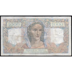 FRANCE - PICK 130 - 1000 FRANCS MINERVE ET HERCULE - 06/12/1945