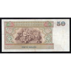 MYANMAR - PICK 73 a - 50 KYATS - (1994)