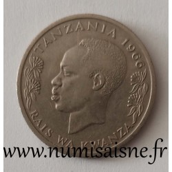 TANSANIA - KM 3 - 50 SENTI 1966 - Julius Nyerere