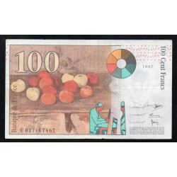 FAY 74/01 - 100 FRANCS CEZANNE - 1997 - PICK 158