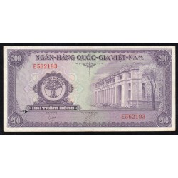 SOUTH VIETNAM - PICK 9 a - 200 DONG - (1958)