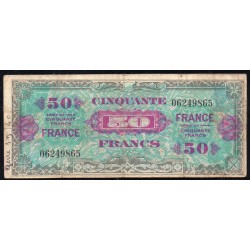 FRANKREICH - PICK 117a - 50 FRANCS VERSO FRANCE - 1945 - OHNE SERIE