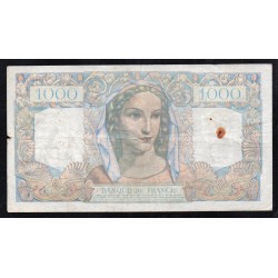 FRANCE - PICK 130 - 1000 FRANCS MINERVE ET HERCULE - 12/09/1946