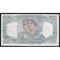 FRANCE - PICK 130 - 1000 FRANCS MINERVE ET HERCULE - 03/10/1946