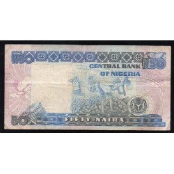 NIGERIA - PICK 27 c - 50 NAIRA - UNDATIERT - SIGN 10