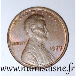 ÉTATS UNIS - KM 201 - 1 CENT 1979 - Philadelphie - LINCOLN SMALL CENT - MEMORIAL