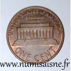 VEREINIGTE STAATEN - KM 201 - 1 CENT 1980 - Philadelphia - LINCOLN SMALL CENT - MEMORIAL