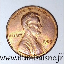 ÉTATS UNIS - KM 201 - 1 CENT 1980 - Philadelphie - LINCOLN SMALL CENT - MEMORIAL