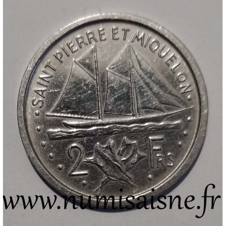 SAINT-PIERRE UND MIQUELON - KM 2 - 2 FRANCS  1948