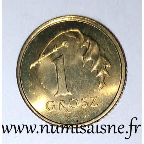 POLOGNE - Y 276 - 1 GROSZ 2006