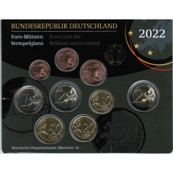 GERMANY - MINTSET BU 2022 - D - 5.88 EUROS