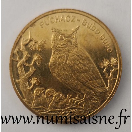 POLOGNE - Y 520 - 2 ZLOTYCH 2005 - Hibou