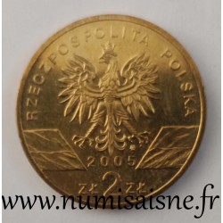 POLOGNE - Y 520 - 2 ZLOTYCH 2005 - Hibou