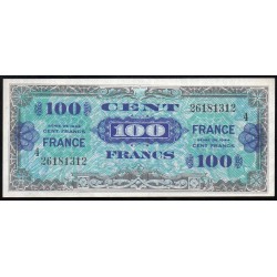 FRANKREICH - PICK 105s - 100 FRANCS VERSO FRANCE - 1945 - SERIE 4