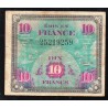 FRANCE - PICK 116 - 10 FRANCS 1944 - JUNE - TYPE FLAG