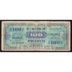 FRANKREICH - PICK 105s - 100 FRANCS VERSO FRANCE - 1945 - SERIE 5