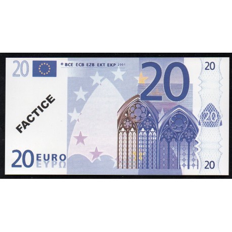 Billet factice euros -  France