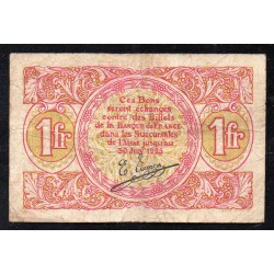 FRANCE - SAINT QUENTIN - 1 FRANC - CHAMBER OF COMMERCE - AISNE - UNDATED