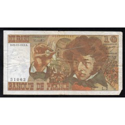 FRANKREICH - PICK 150 - 10 FRANCS BERLIOZ - 23/11/1972 - L.2